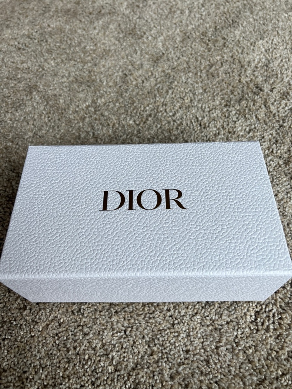 Dior White Box with Black Logo